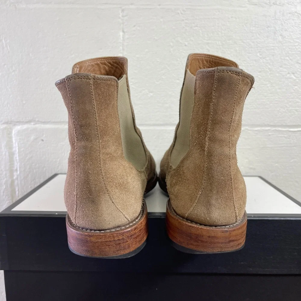 Thursday Boot Company Cavalier Chelsea Boot Sandstone Suede Pull On Men's 8.5 US